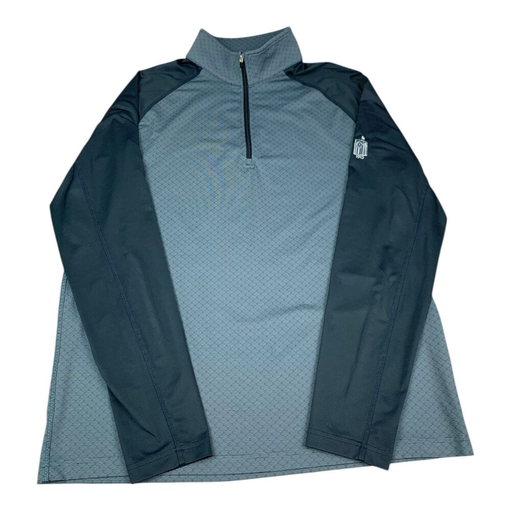 Dunning Golf Performance 1/4 Zip Pullover Top, Gray, Men’s Size Medium